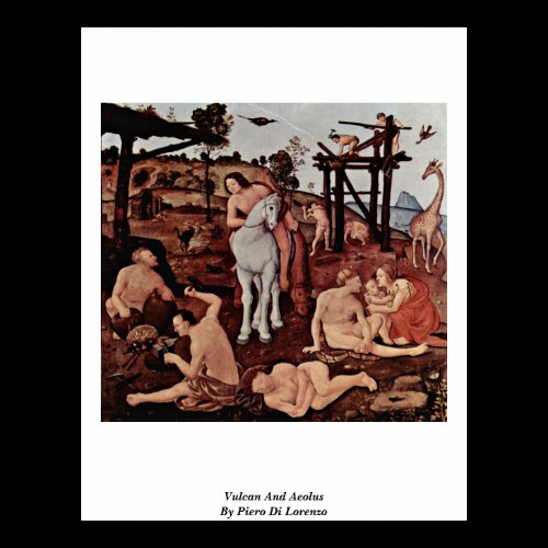 Vulcan And Aeolus By Piero Di Lorenzo Poster