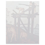 Vulcan (Hephaestus) And Aeolus Detail By Piero Customized Letterhead