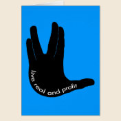 Vulcan Objectivist Greeting Card