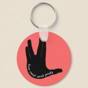 Vulcan Objectivist Keychain