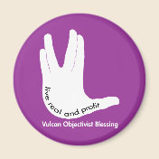 Vulcan Objectivist Magnet
