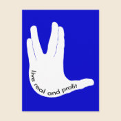 Vulcan Objectivist Postcard