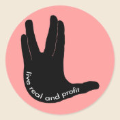 Vulcan Objectivist Stickers