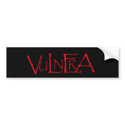 vulnera sticker bumper sticker by paracyteink