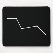 Vulpecula Constellation Mousepad by asterism Vulpecula Constellation Mousepad