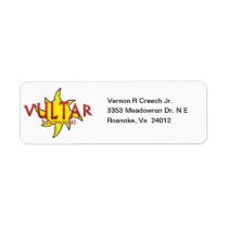 Vultar Address Label