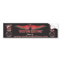 Vulture Kulture® Bumper Sticker bumper stickers by vulture_kulture Vulture Kulture® Bumper Sticker bumper stickers
