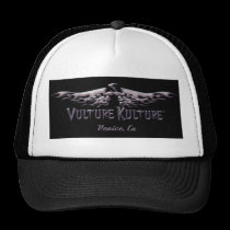 Vulture Kulture® Metal Logo Baseball Hat hats