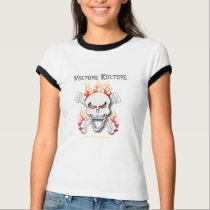 Vulture Kulture Skull & Crossbones women t-shirt
