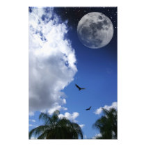 Vulture Moon Photo Art