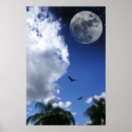Vulture Moon print