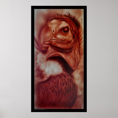 Vulture Poster by Bloodpainter