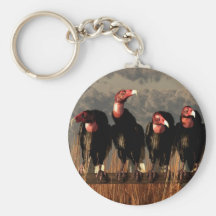 Vulture Quartet Key Chains