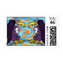 Vultures Stamp