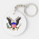 VVA Purple Heart Acrylic Key Chain