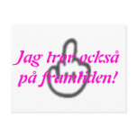 Vykort: jag tror också på framtiden! postcards