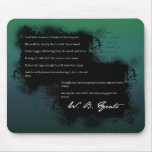 W.B. Yeats mouse pad mousepads