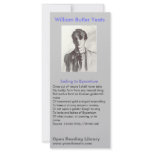 W. B. Yeats Rack Card