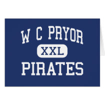 W C Pryor Pirates Middle Fort Walton Beach Greeting Cards
