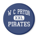 W C Pryor Pirates Middle Fort Walton Beach magnets