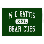 W D Gattis - Bear Cubs - Junior - Clovis Greeting Cards