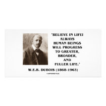 W.E.B. Du Bois Believe In Life Always Progress photo cards by unfinishedpolis W.E.B. Du Bois Believe In Life Always Progress photo cards