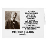 W.E.B. Dubois Theory Of Democratic Government cards