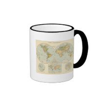 W, E Hemispheres Coffee Mug