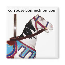 W.F. Mangels Carousel Horse magnets