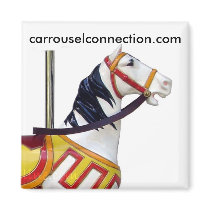 W.F. Mangels Kiddie Carousel Horse magnets