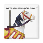 W.F. Mangels Kiddie Carousel Horse magnets