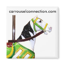 W.F. Mangels Kiddie Carousel Horse magnets