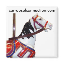 W.F. Mangels Kiddie Carousel Horse magnets