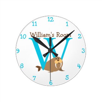 W is for Walrus and William-Child's Bedroom
