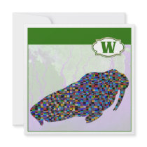 W is for Walrus Personalized Invite