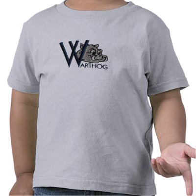 W is for Warthog T Shirts by BabiesKidsYouth