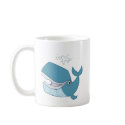 W is for Whale mugs by adrianropp W is for Whale mugs