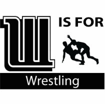 W Is For Wrestling Cut Out