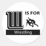 W Is For Wrestling Sticker