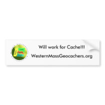 W.M.G, Will work for Cache!!! bumper stickers by WMG_org W.M.G, Will work for Cache!!! bumper stickers