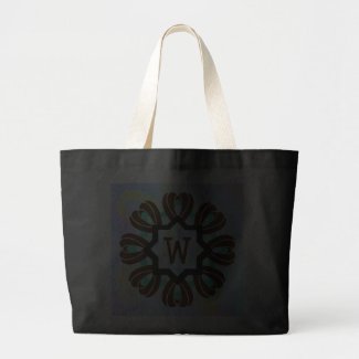 W Monogram Earthlight Medallion Canvas Bag