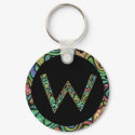 W Monogram keychains by CuteSmallThings W Monogram keychains