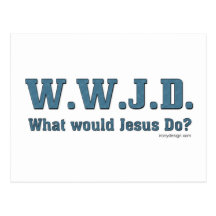 W.W.J.D. POSTCARD