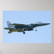 WA AF 90-0262 F-15E Strike Eagle Approach Poster