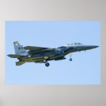 WA AF 90-0262 F-15E Strike Eagle Approach Poster