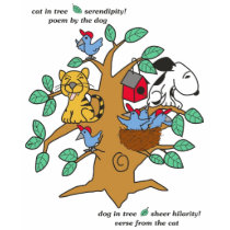 WA- Cat and Dog Cartoon Design t-shirts