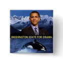 WA FOR OBAMA buttons