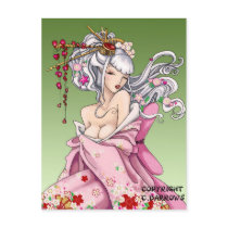 Wa-lolita Postcard by ChristinasCanvas Wa-lolita Postcard