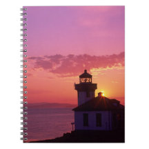 WA, San Juan Island, Lime Kiln Lighthouse, 1919, 2 Notebooks