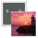 WA, San Juan Island, Lime Kiln Lighthouse, 1919, Button